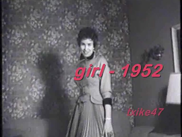 Девушка в 1952 году